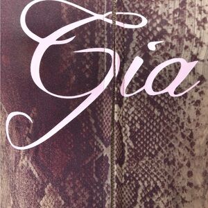 Gia Women's Snake Print Leggings in Brown